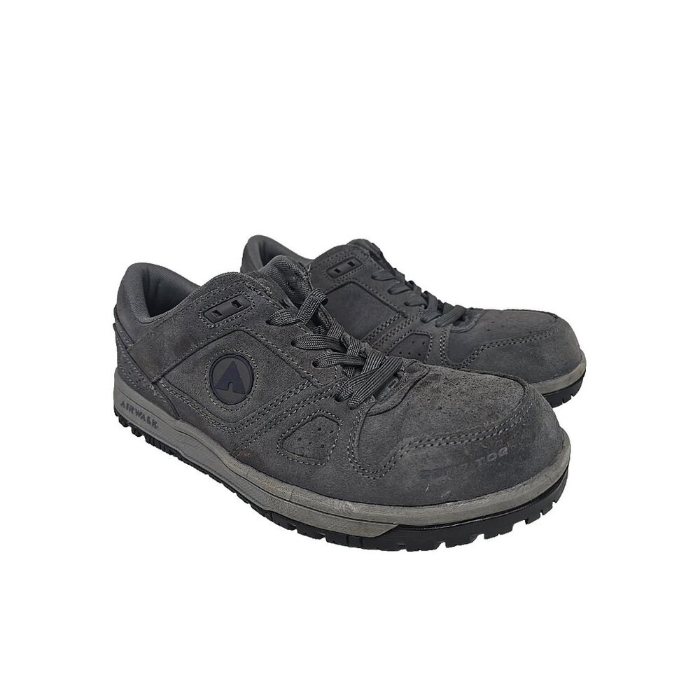 Airwalk Men's Composite Toe Metal Free Work Shoe AW6301 Gray/Silver Size 10EE